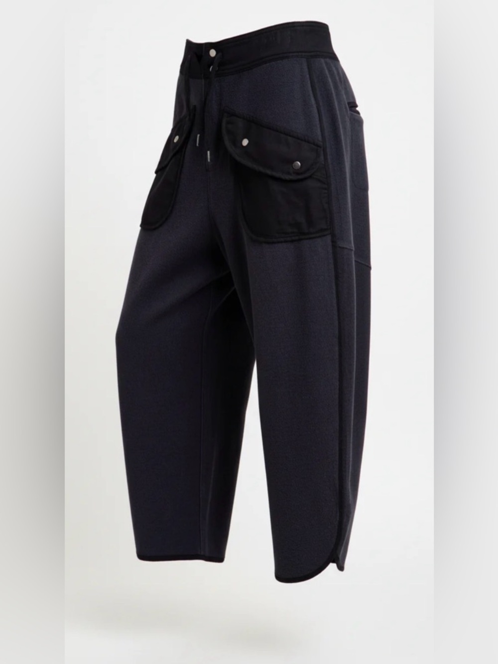 Bibi washed terry fabric pants